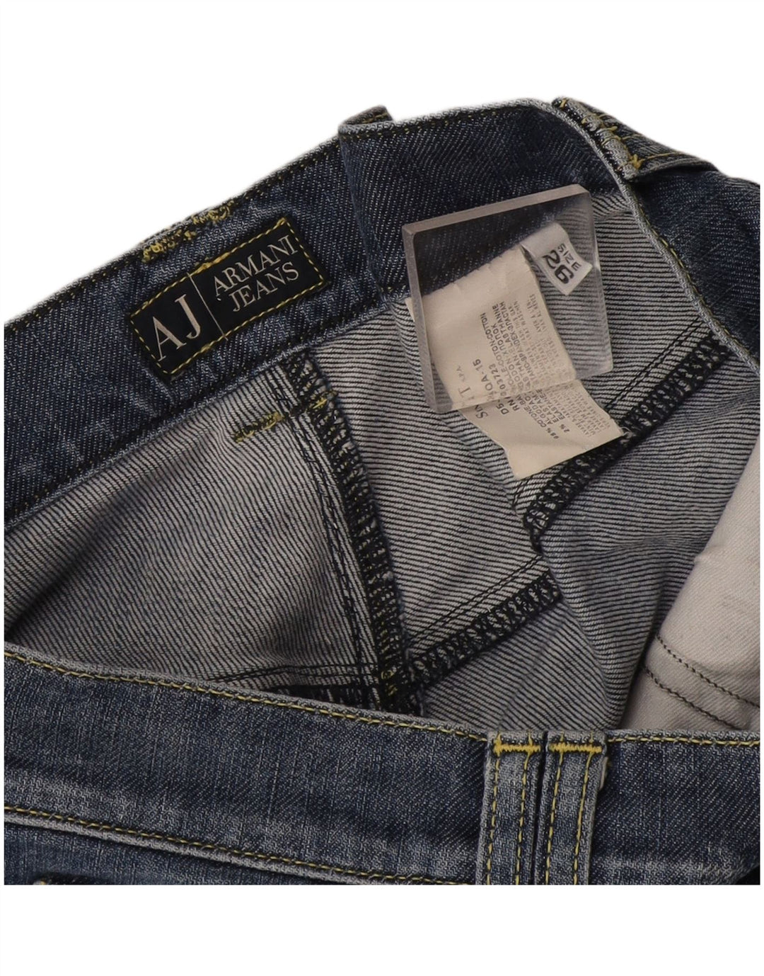 Armani Dame Slim Jeans W26 L29 Blå Bomuld