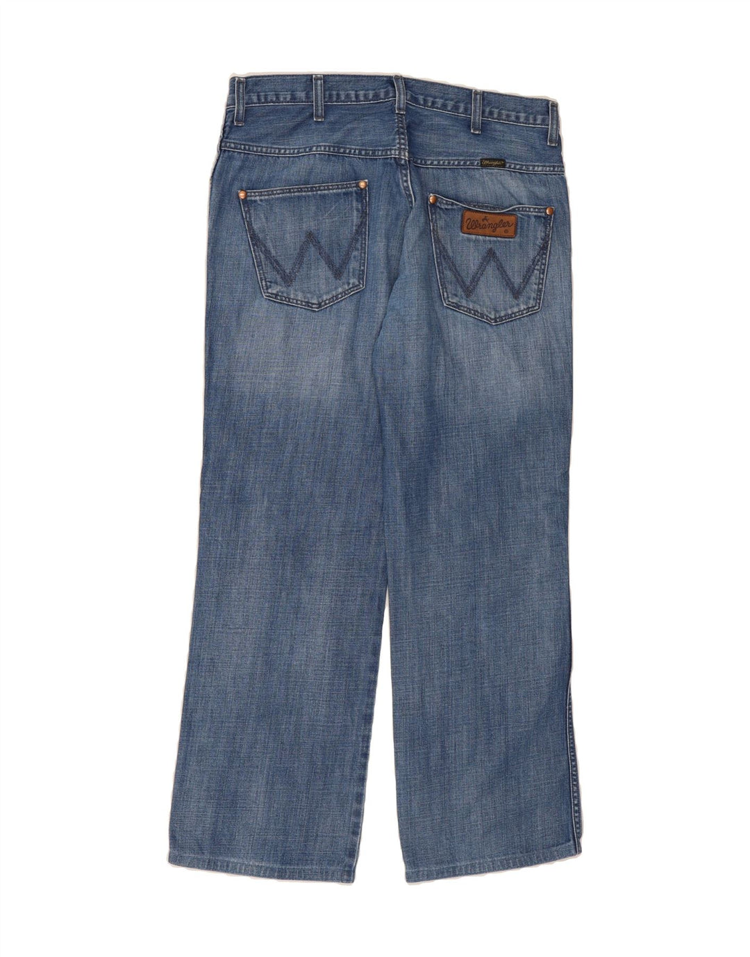 WRANGLER Womens Alaska Straight Jeans W33 L28 Blue Cotton Vintage Wrangler and Second-Hand Wrangler from Messina Hembry 