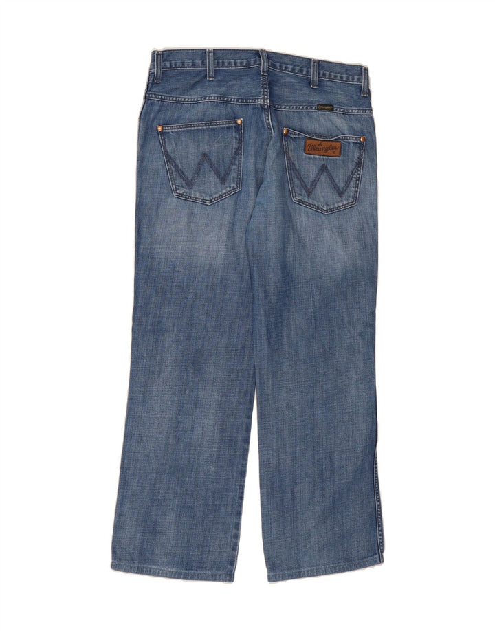 WRANGLER Womens Alaska Straight Jeans W33 L28 Blue Cotton Vintage Wrangler and Second-Hand Wrangler from Messina Hembry 