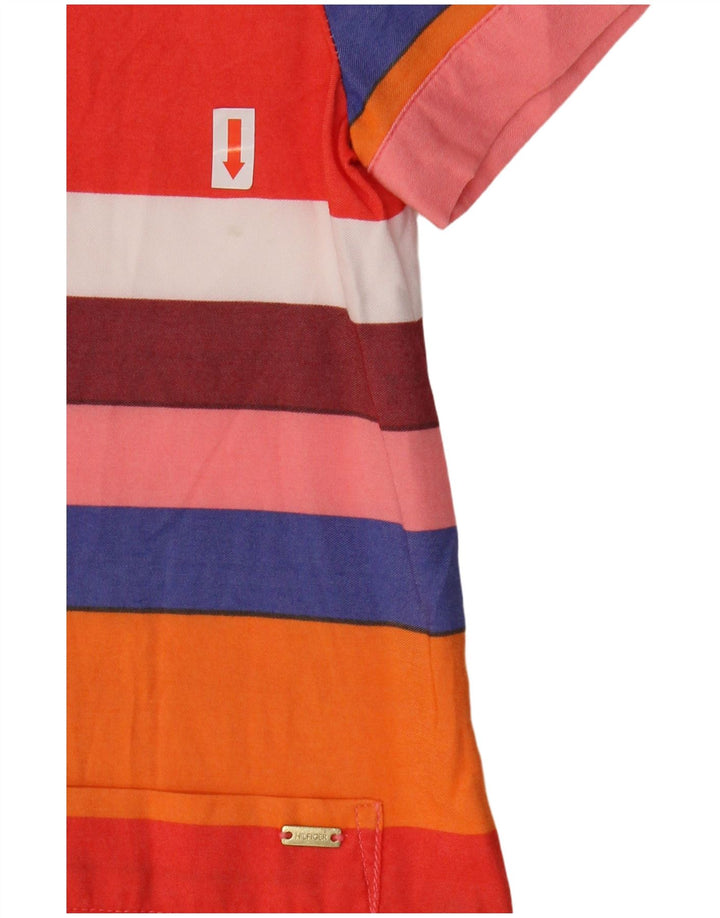 TOMMY HILFIGER Pigebluse Top 8-9 år Medium rødstribet viskose