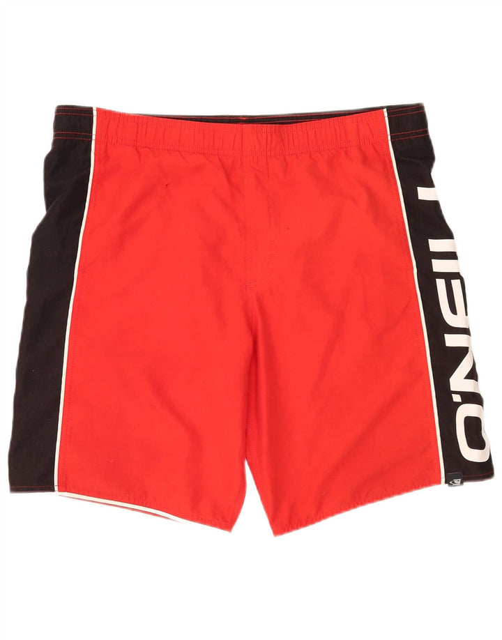 O'Neal Herre grafiske svømmeshorts Stor rød farveblok