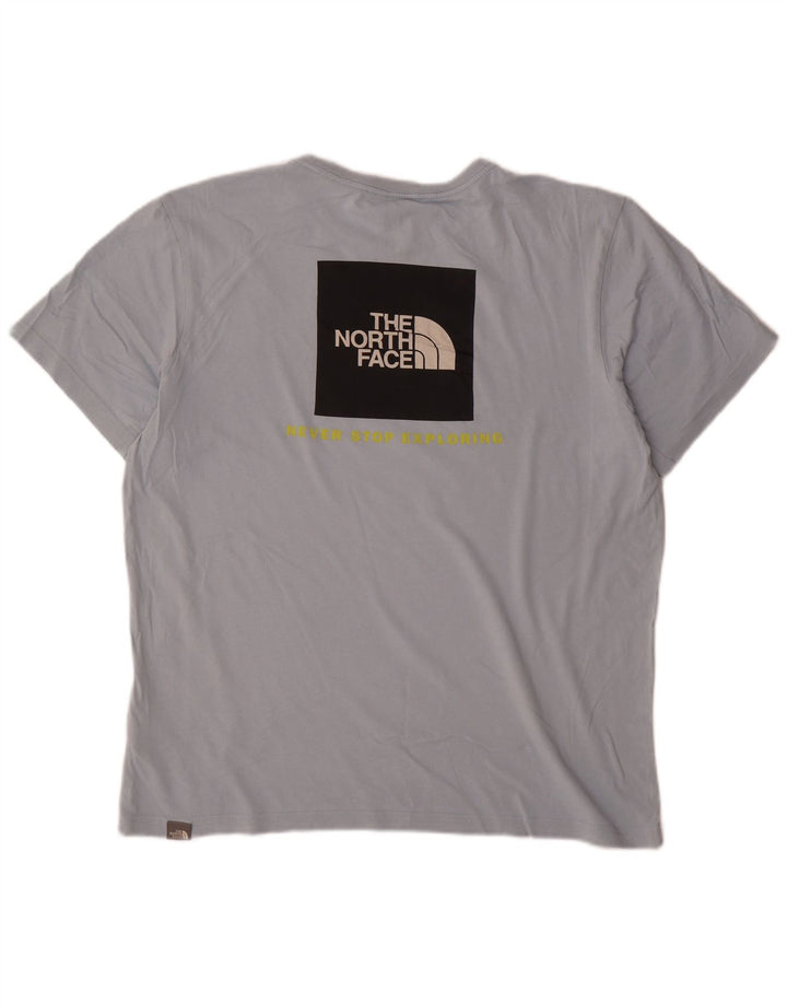 The North Face Herre Grafisk T-Shirt Top Stor Grå Bomuld