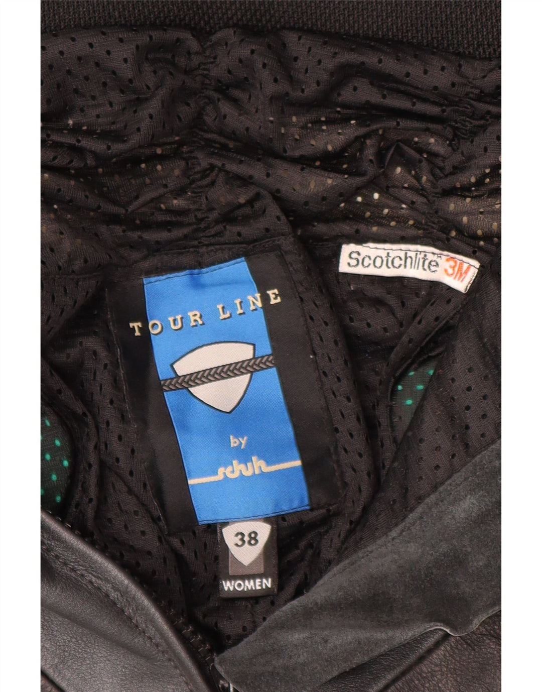 SCHUH damemotorcykel 2-delt sæt EU 38 Medium W26 L28 Black Biker