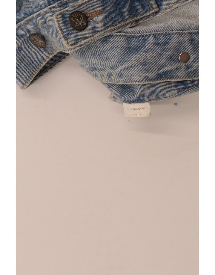 Ragazza Dame denimjakke UK 14 XL Blå Bomuld