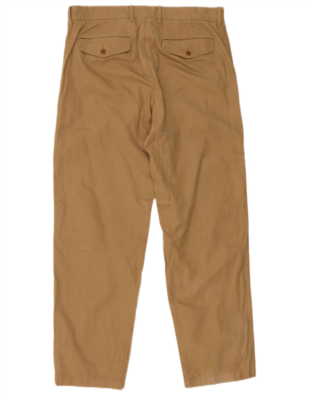 J. CREW Herre Tapered Chino Bukser W35 L32 Beige Bomuld