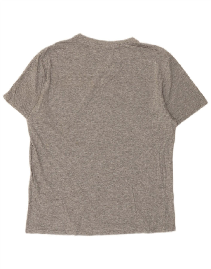 Hurley Herre grafisk T-shirt Top Medium Grå Flecked