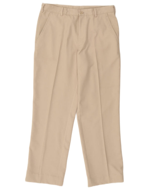 Nike Herre Dri Fit Lige Chinobukser W32 L32 Beige Polyester