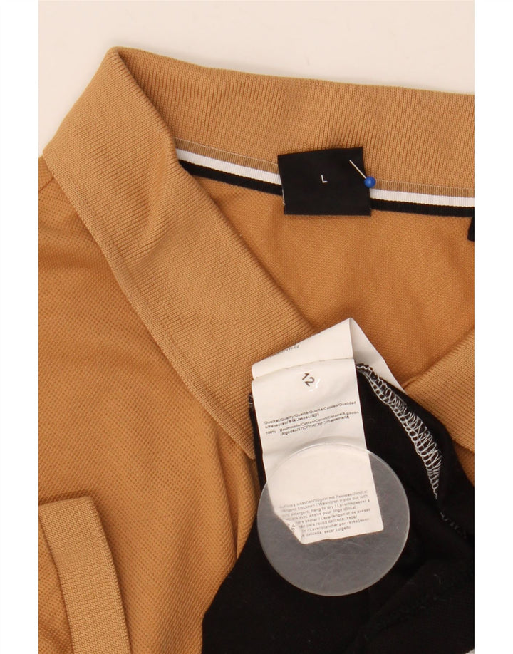 Hugo Boss Poloshirt til mænd Stor flerfarvet Colourblock Bomuld