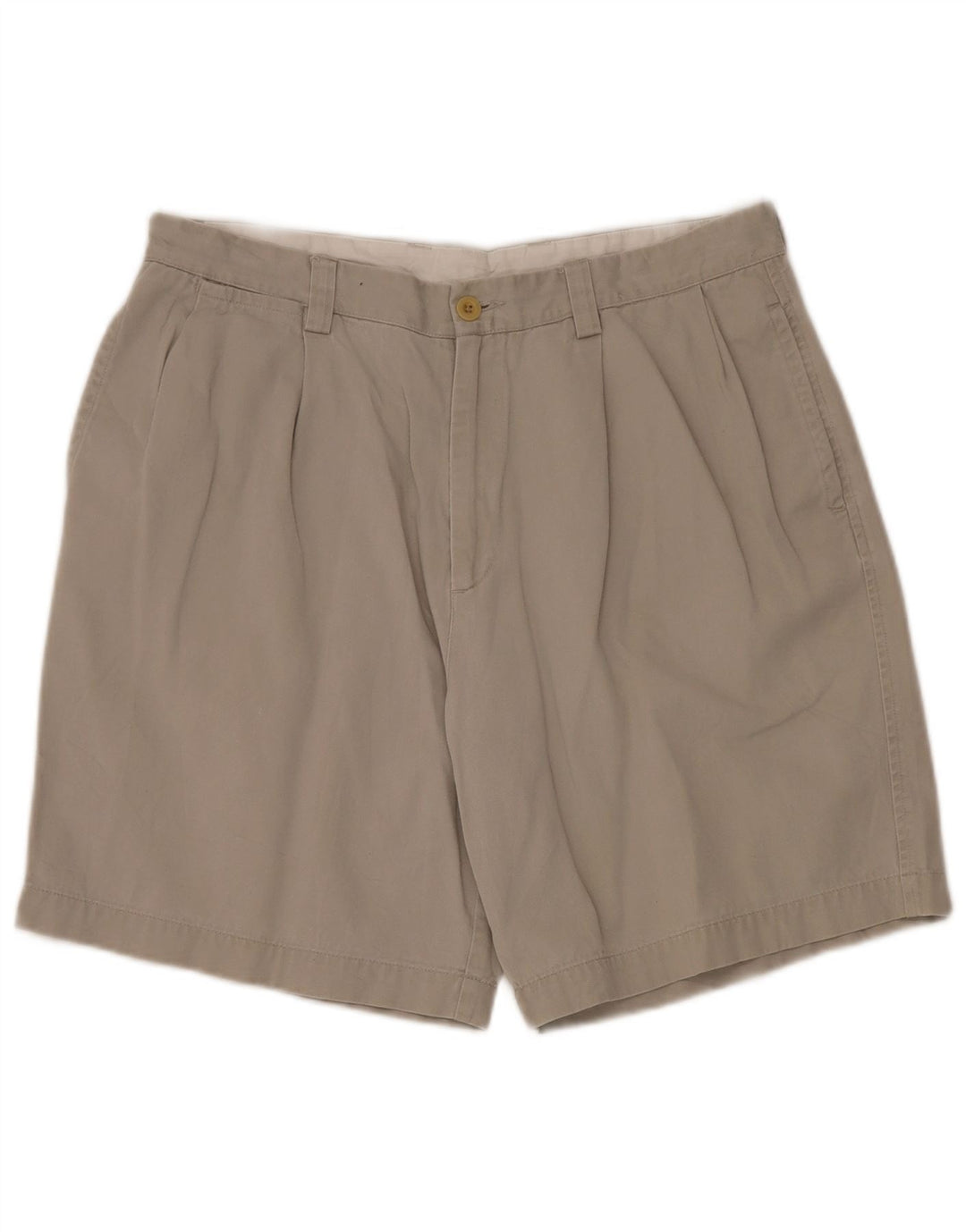 NAUTICA Herre Classic Fit Pegged Chino Shorts W36 Large Grå Bomuld