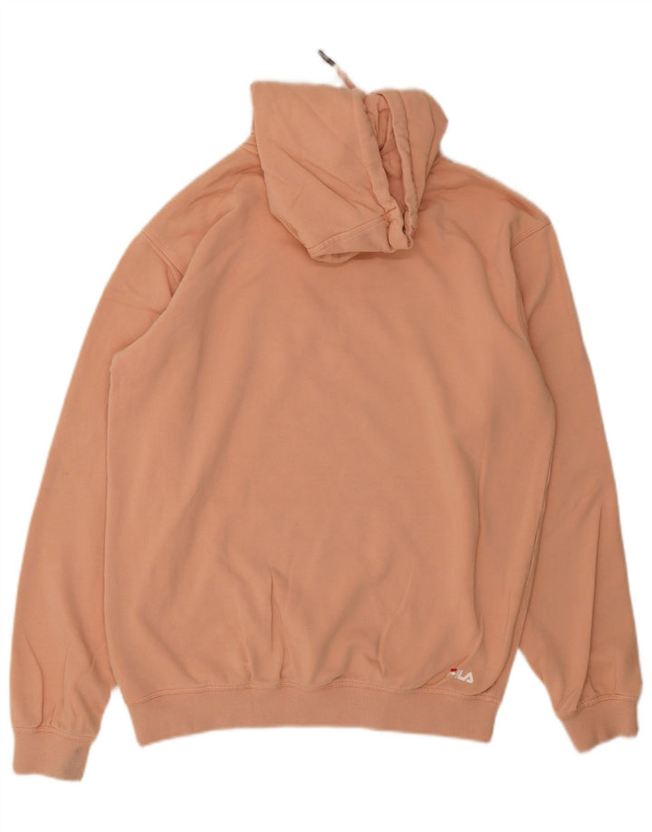 Fila Grafisk hættetrøje til mænd Medium Pink Bomuld