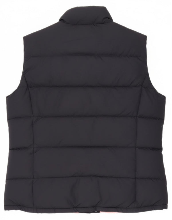 Crew Clothing Womens Reversible Padded Gilet UK 14 Large Navy Blue