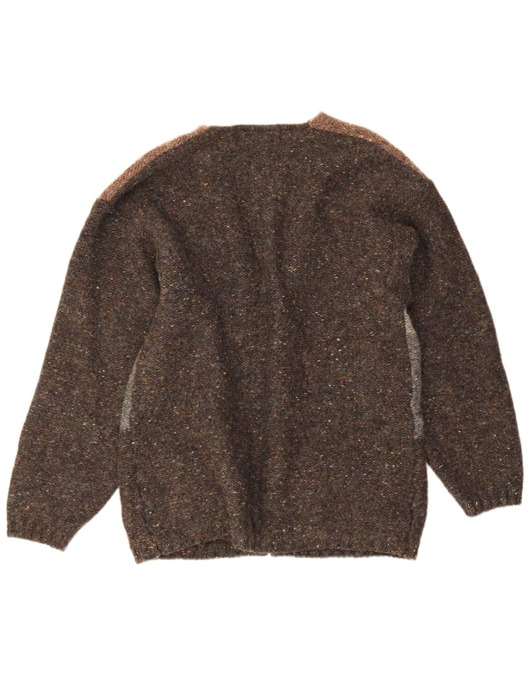 Blarney Castle Herre cardigan sweater Medium Grey Colourblock New Wool