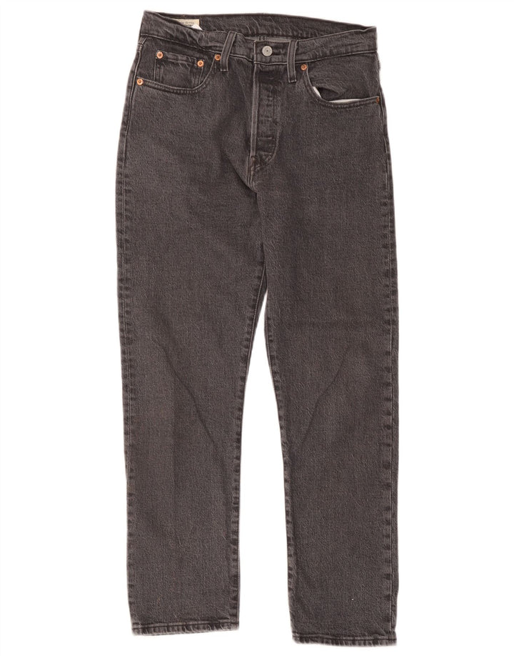 Levi's Dame 501 Straight Jeans W28 L28 Grå