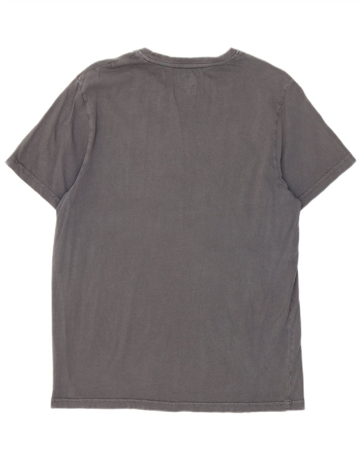 Animal Herre grafisk T-shirt top mellemgrå bomuld