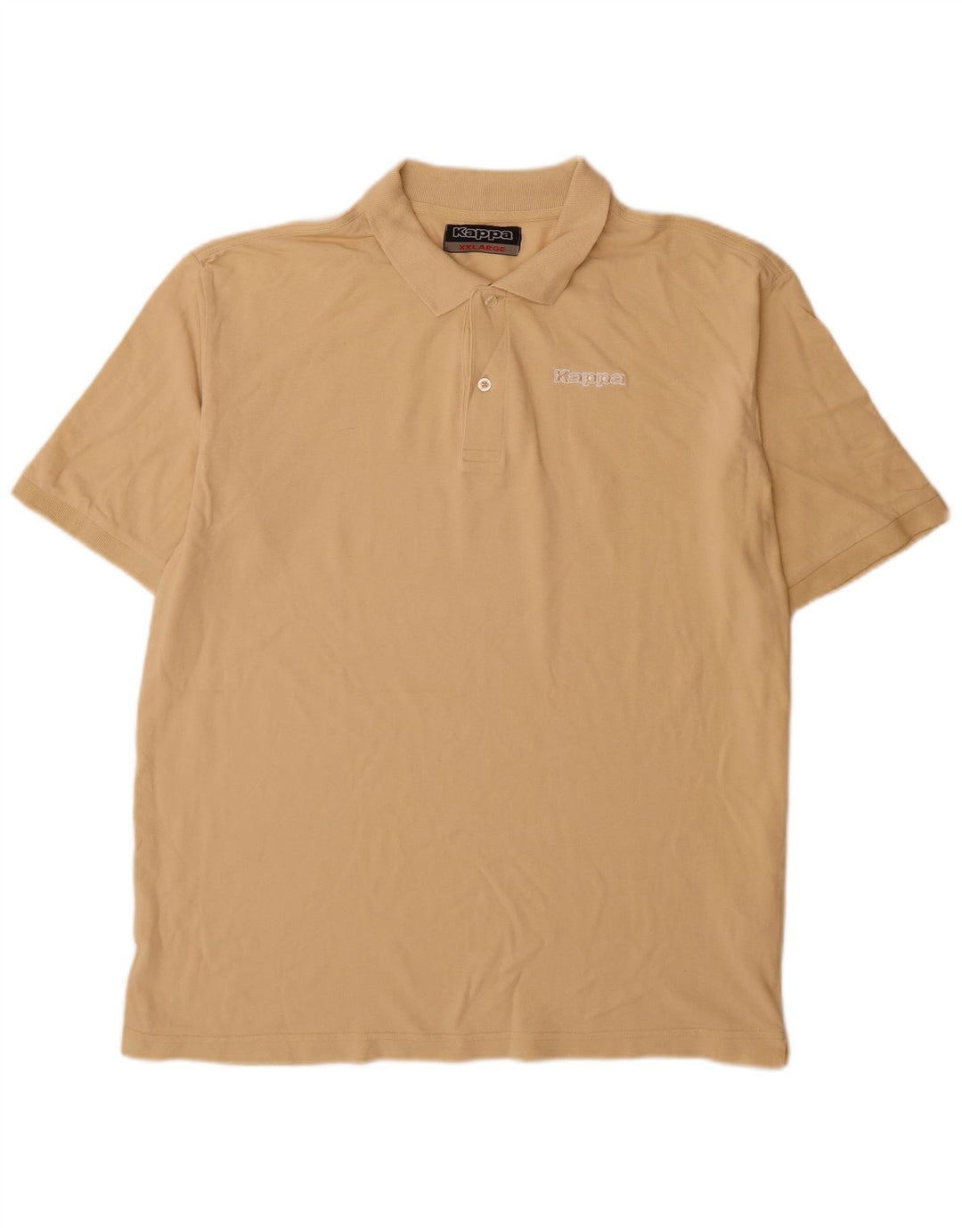 Kappa herre poloshirt 2XL beige bomuld