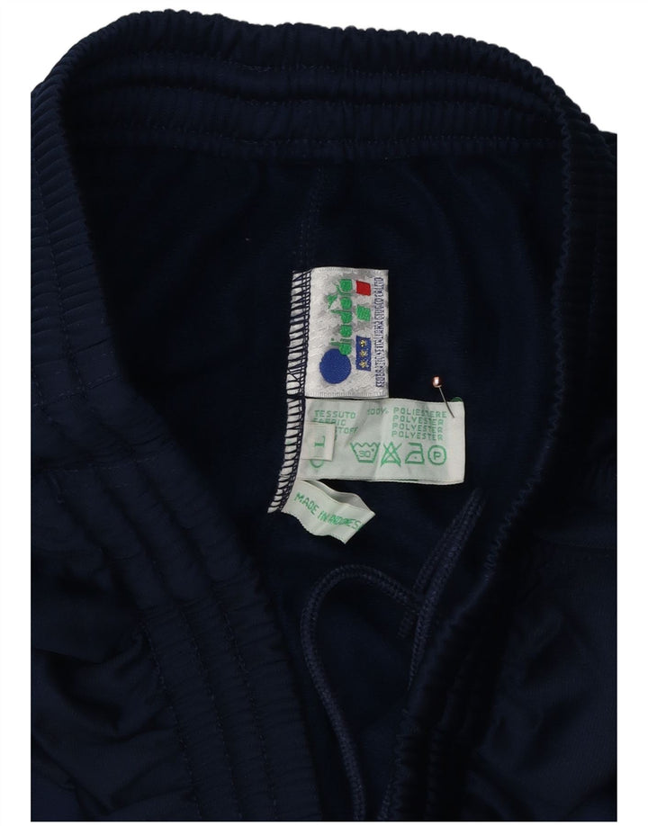 Diadora Herre træningsdragt Bukser Large Navy Blue Polyester