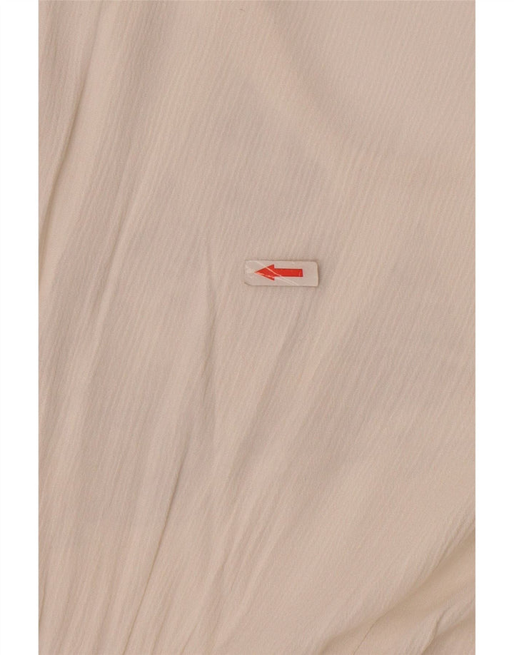 Oasis Dame A-Line Kjole UK 10 Small White Viscose