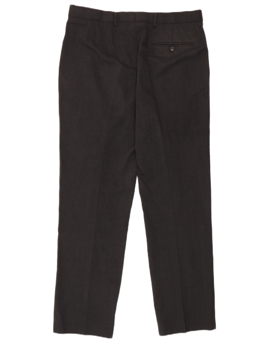 Marks & Spencer Herre Regular Fit Suit Bukser W34 L31 Grå uld