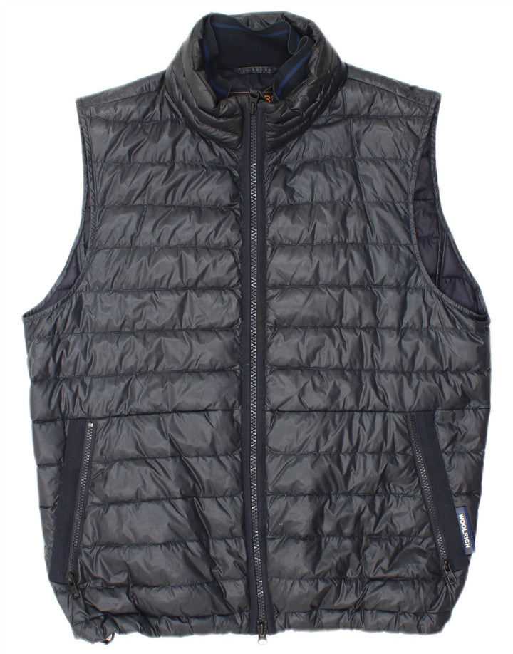 WOOLRICH Polstret Gilet til mænd UK 38 Medium Sort Polyamid