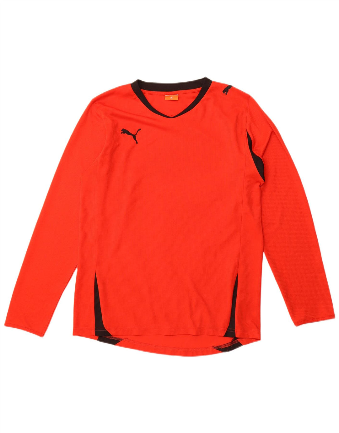 Puma Herre Top Langærmet Medium Rød Colourblock