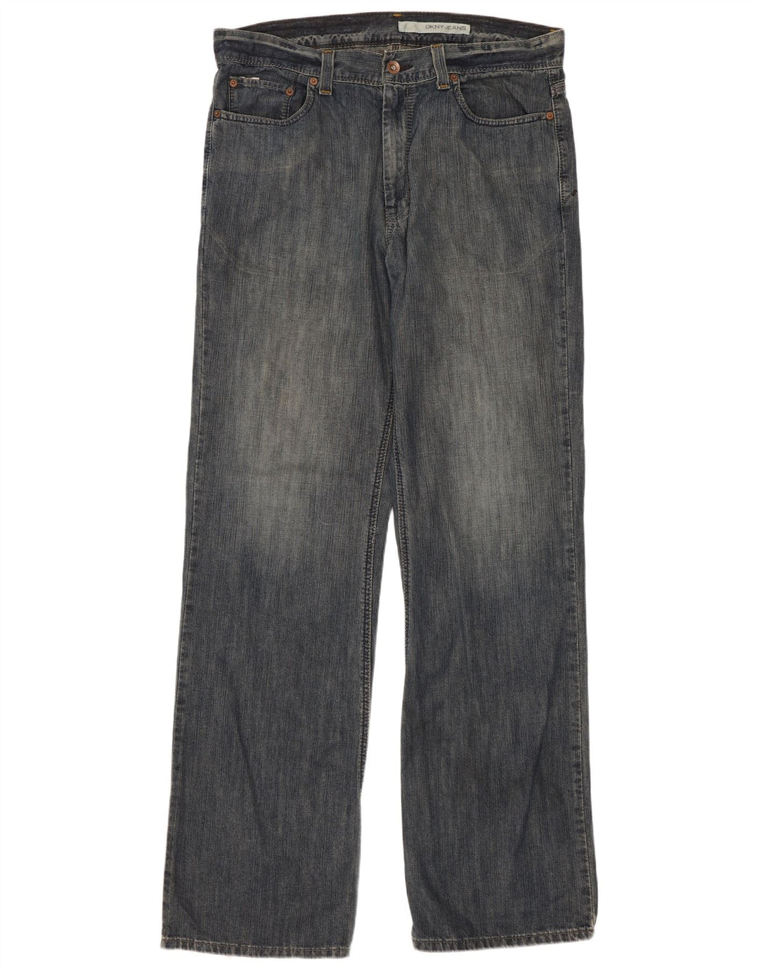 Dkny Herre Straight Jeans W34 L34 Blå Bomuld