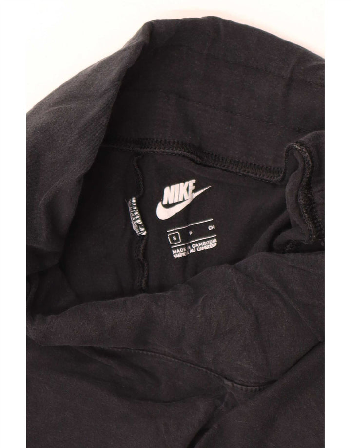 Nike Graphic Crop Leggings til kvinder UK 8 Small Black