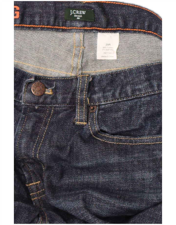 J. Crew Dame Hipslung Bootcut Jeans W29 L33 Marineblå Bomuld