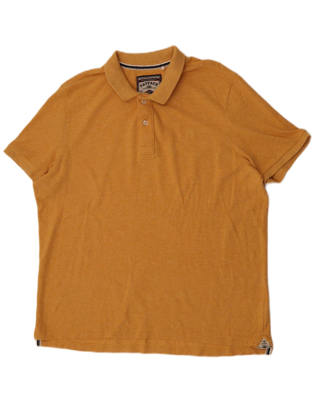 Fat Face Herre Polo Shirt 3XL Gul Bomuld