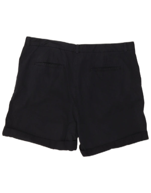 Marks & Spencer Chino Shorts til kvinder UK 18 XL W38 Marineblå Bomuld