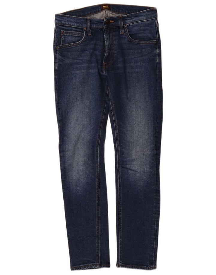 Lee Dame Luke Slim Jeans W29 L30 Blå Bomuld
