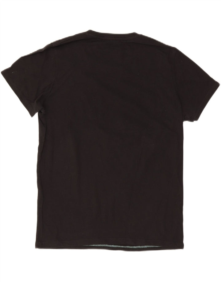 JACK & JONES Mens Graphic T-Shirt Top Large Black Cotton Vintage Jack & Jones and Second-Hand Jack & Jones from Messina Hembry 