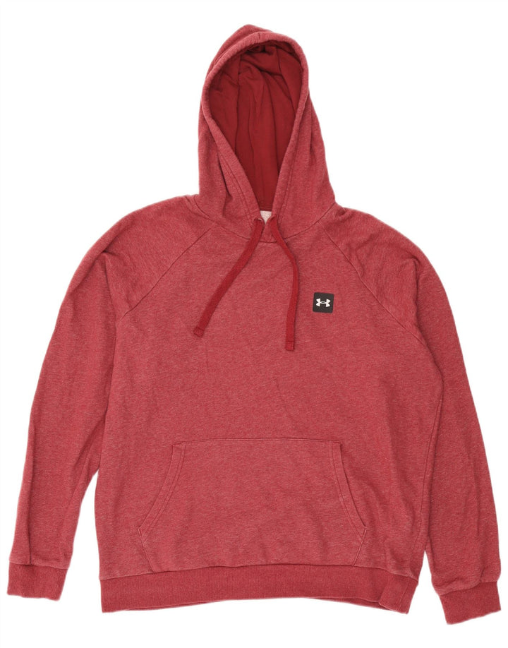 Under Armour Herre hættetrøje Jumper Stor rød bomuld