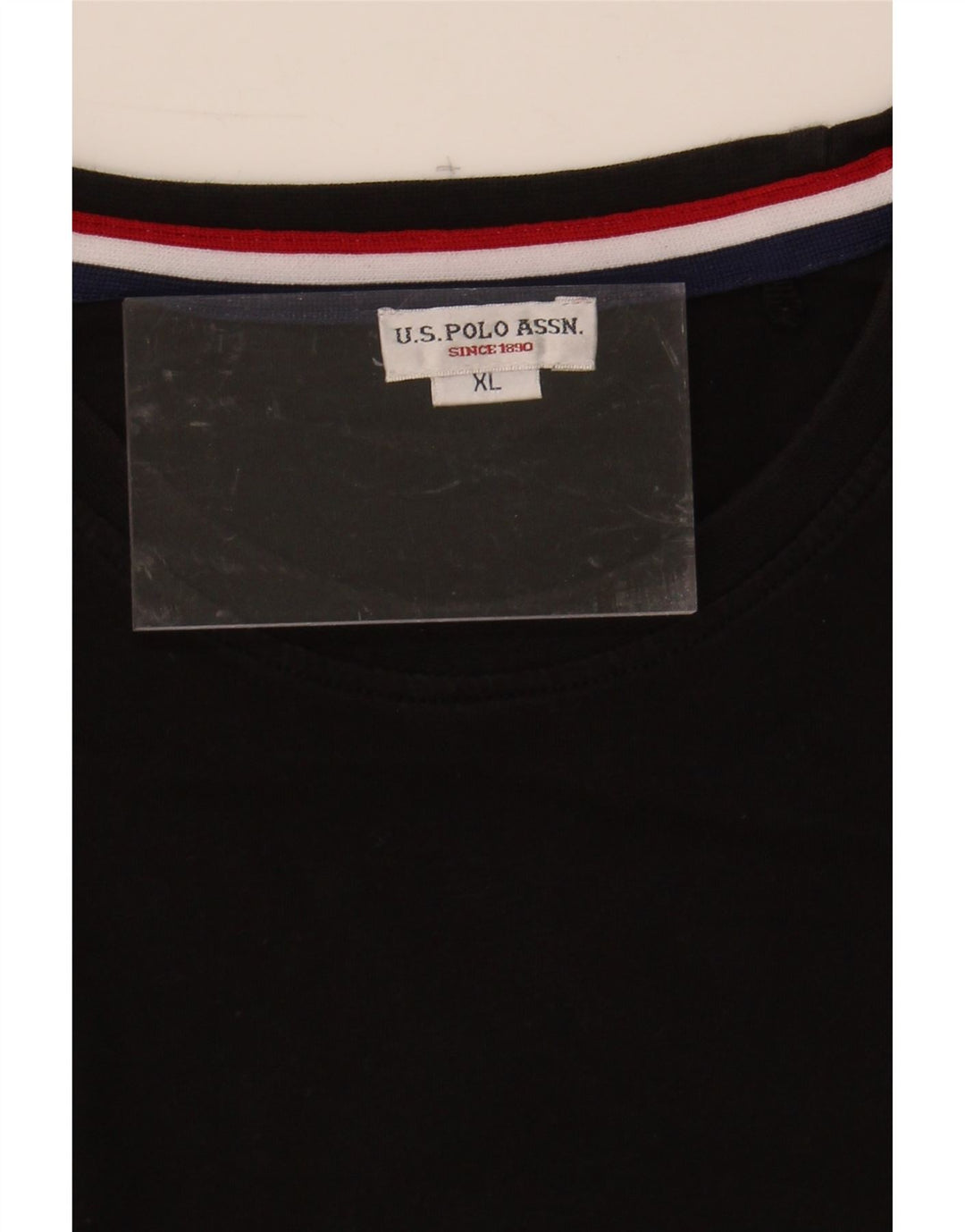 U.S. POLO ASSN. Mens T-Shirt Top XL Black Vintage U.S. Polo Assn. and Second-Hand U.S. Polo Assn. from Messina Hembry 