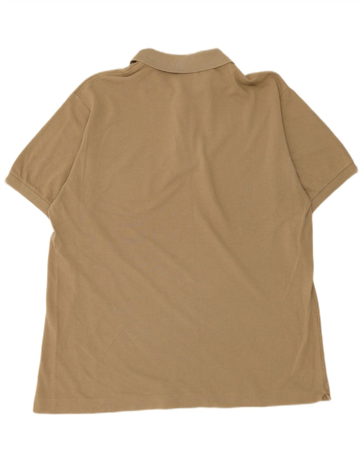 Lacoste herre poloskjorte str. 6 XL Beige bomuld