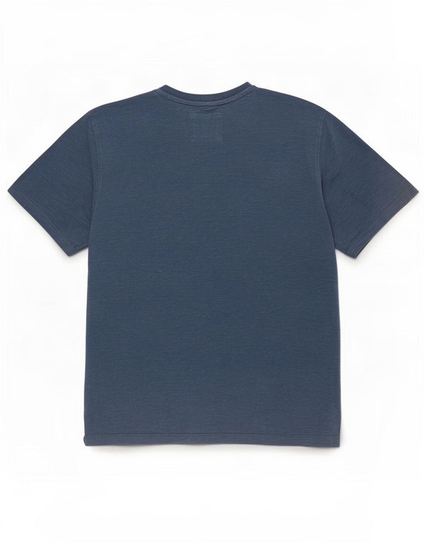 Fat Face Herre T-Shirt Top XL Blå Flecked Bomuld