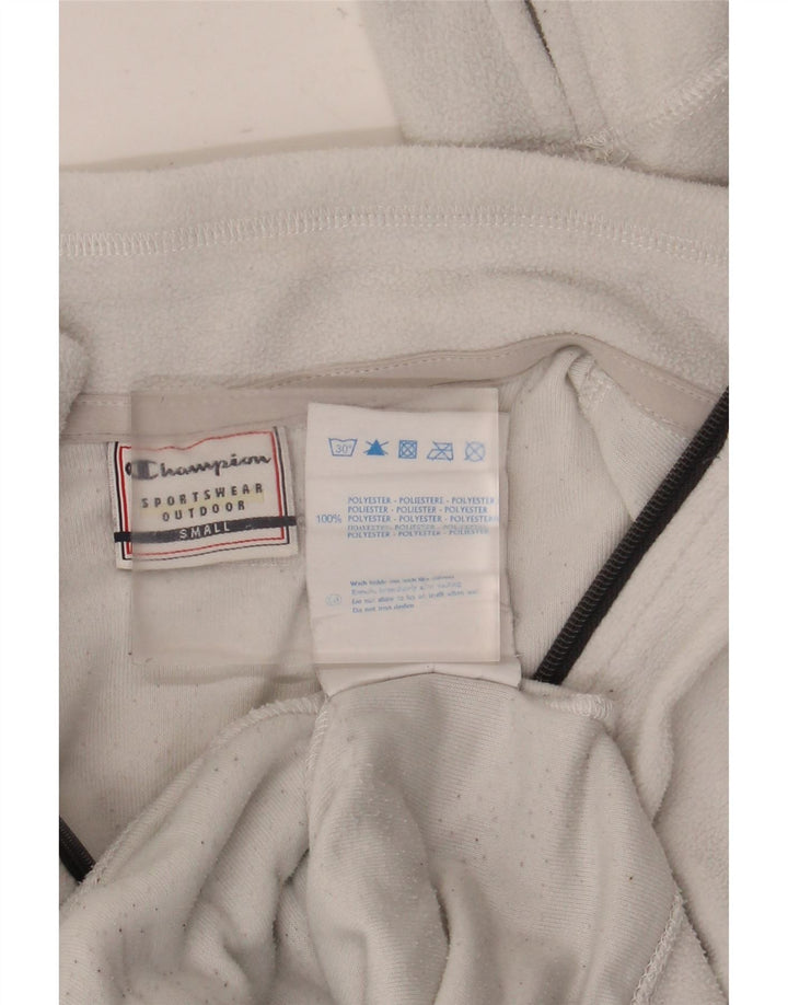 Champion Dame grafisk fleecejakke UK 10 Small White Polyester