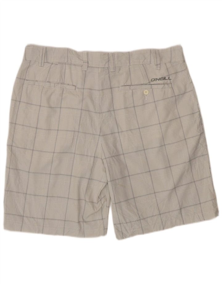 O'Neill Herre Chino Shorts W38 XL Grå ternet polyester
