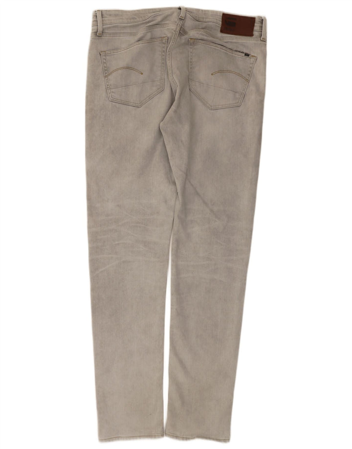 G-Star Herre 3301 Slim Jeans W36 L36 Grå Bomuld