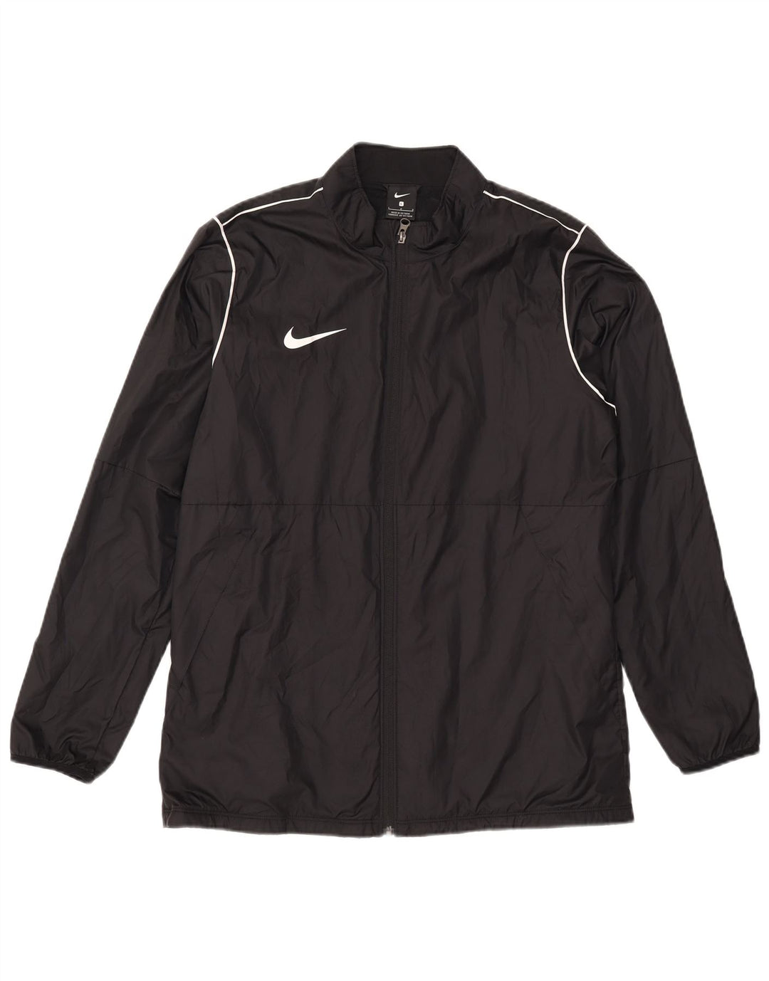 Nike Regnjakke til mænd UK 40 Stor sort polyester