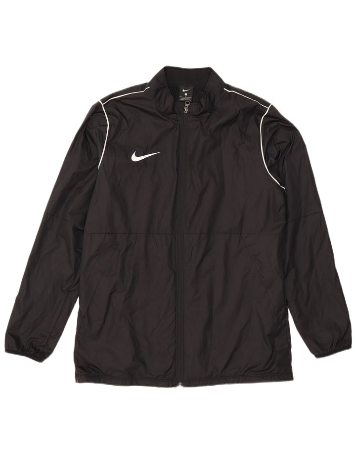 Nike Regnjakke til mænd UK 40 Stor sort polyester