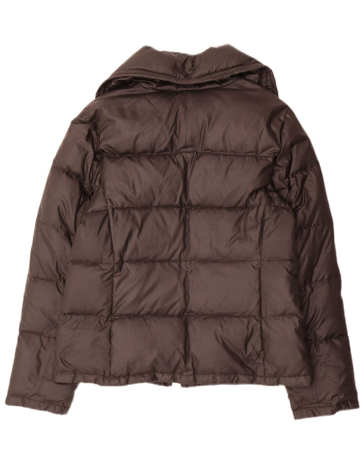Hugo Boss Polstret jakke til kvinder UK 14 Stor brun polyester