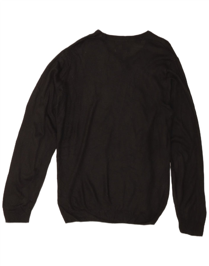 Marks & Spencer Herre V-hals sweater XL Sort Akryl