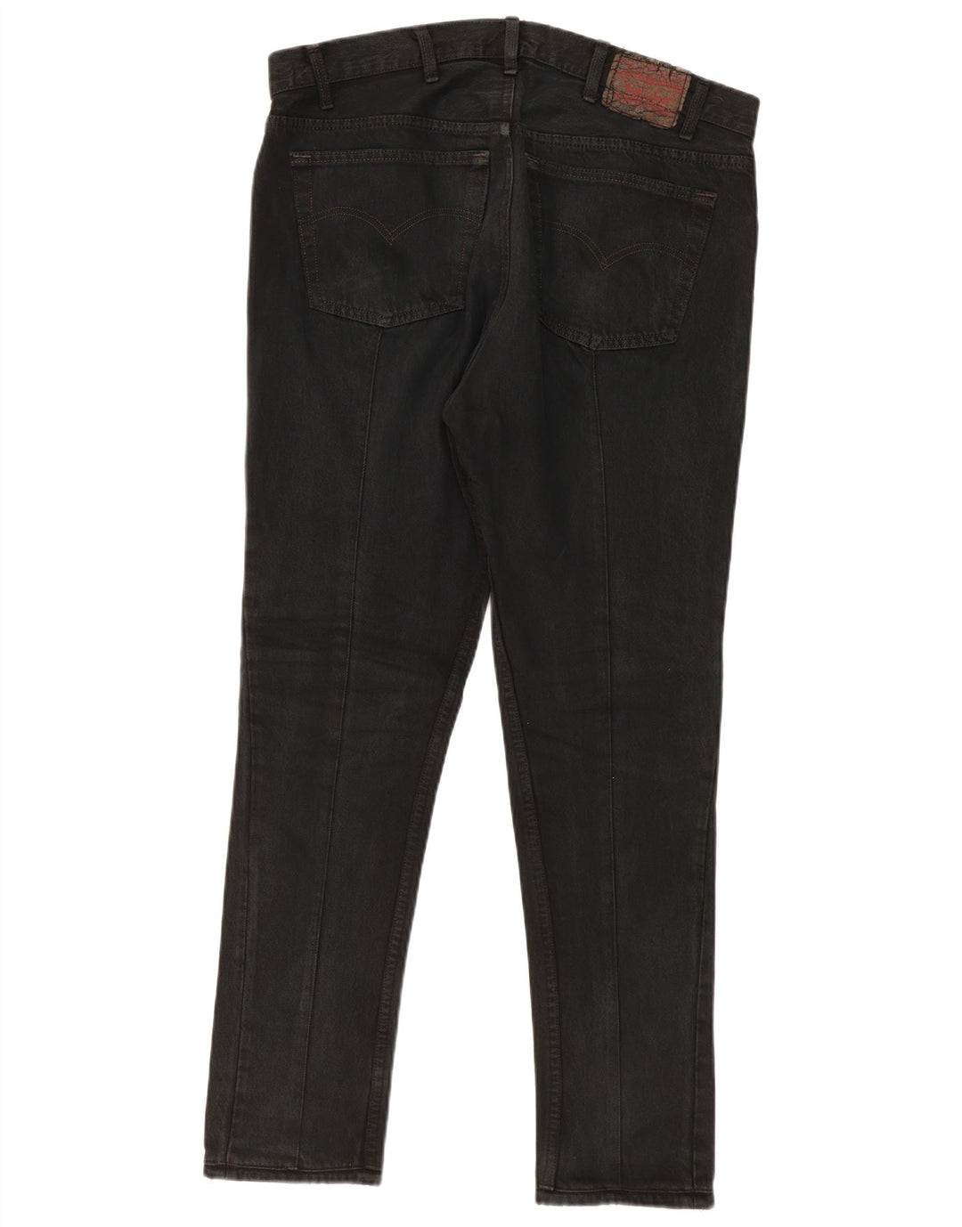 Levi's Dame Distressed Slim Jeans W38 L30 Sort