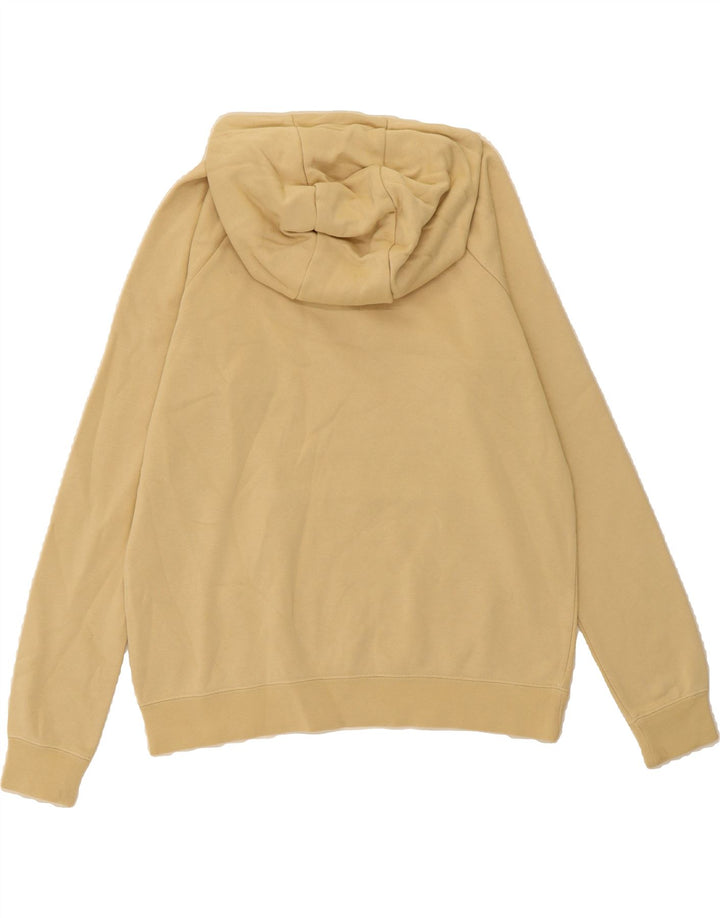 NIKE Womens Hoodie Jumper UK 14 Medium Beige Cotton Vintage Nike and Second-Hand Nike from Messina Hembry 