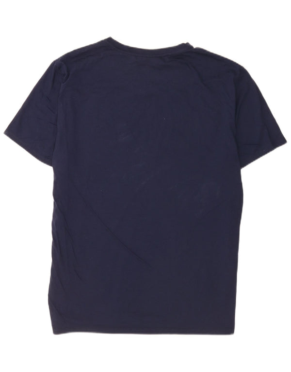 Lacoste Herre Regular Fit T-Shirt Top Size 6 XL Marineblå Bomuld