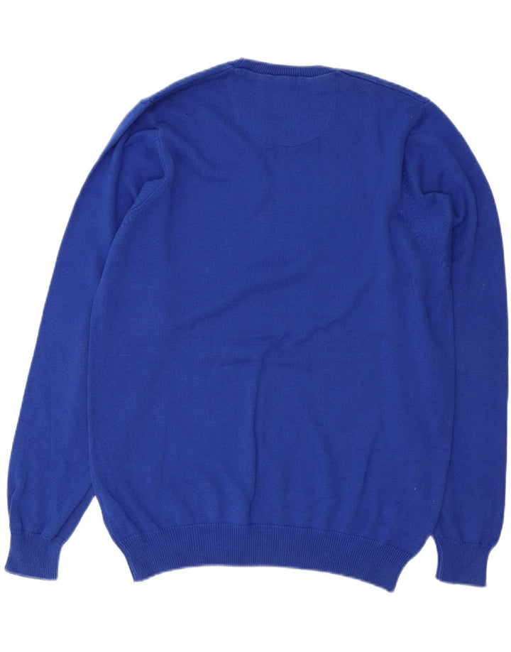 Marks & Spencer Herre Blue Harbor Crew Neck sweater Medium Blue