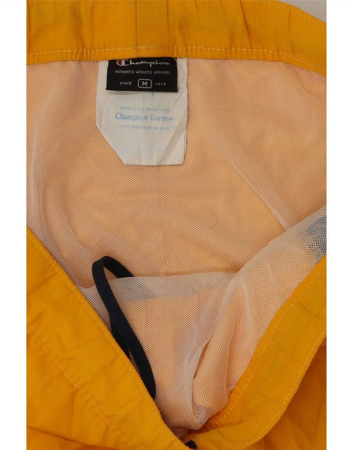 Champion Herre grafiske svømmeshorts Medium Gul Colourblock Polyester