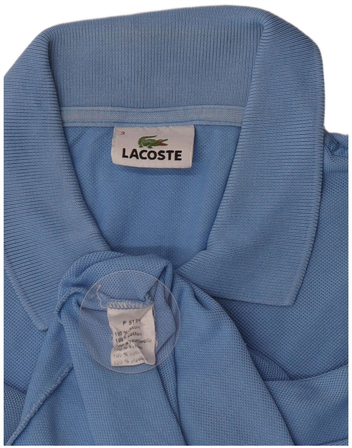 Lacoste herre poloskjorte str. 3 Lille blå bomuld
