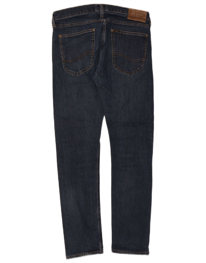 Lee Dame Luke Slim Jeans W31 L30 Marineblå Bomuld