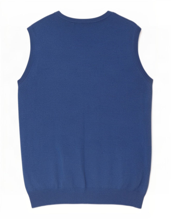 Harmont & Blaine Herrevest Tank Top 2XL Blå Uld